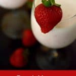 Greek Yogurt Strawberry Bellini