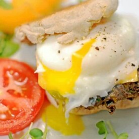 Black Bean Breakfast Sandwich Vegetarian and High Protein - Platter Talk