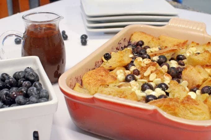 A tray of dessert on a table.