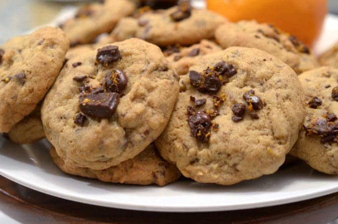 chocolate cookies on a plate