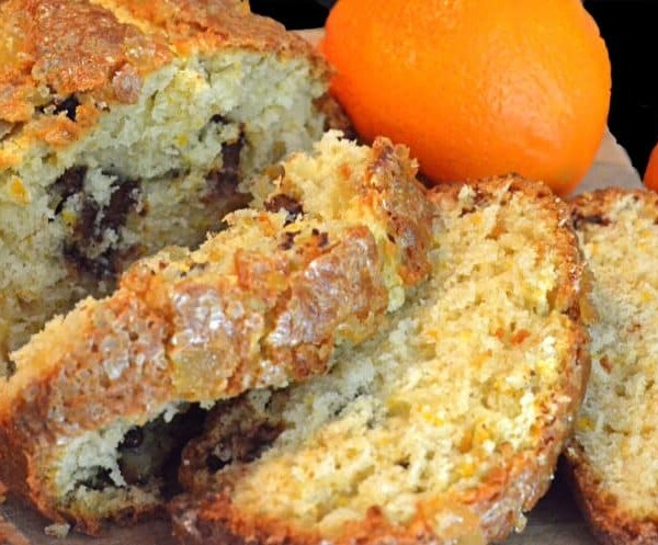 A close up of food, with bread