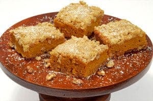 Spice Cake Pumpkin Bars from Platter Talk