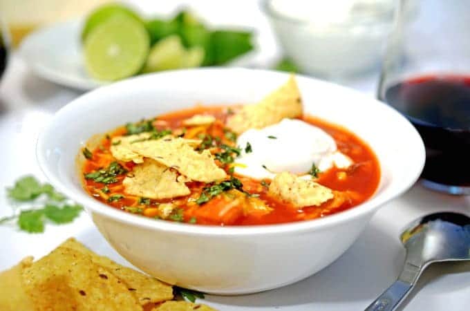 Slow Cooker Mexican Chicken Soup