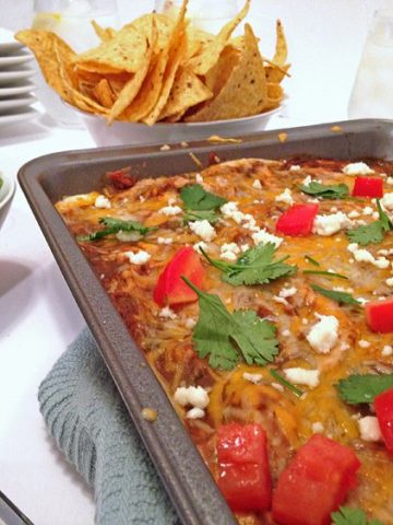 casserole in a pan