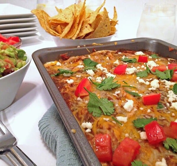 casserole in a pan