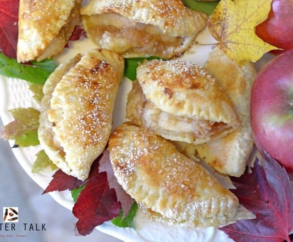 A pile of apple hand pies