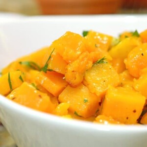 a close up of roasted squash