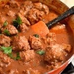 Braised Savory Meatballs Recipe by Platter Talk