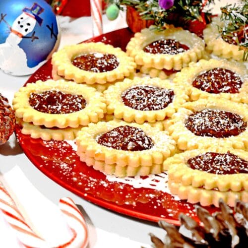 Spitzbuben Cookies Platter Talk 