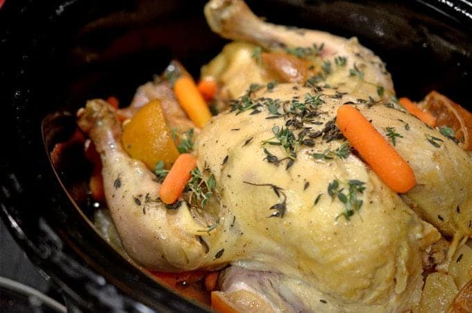 a whole chicken in a crockpot 