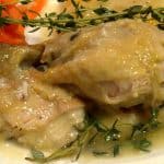 chicken drumsticks with gravy