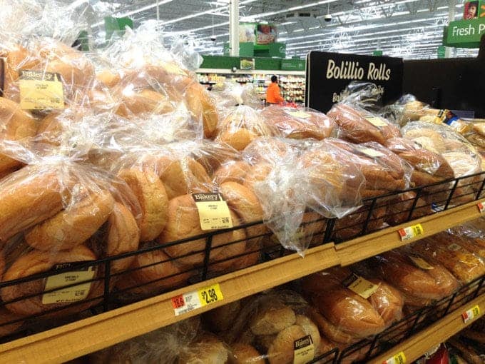 bread on store shelfs