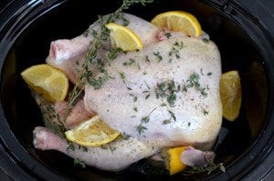 Slow Cooker Roast Chicken Recipe