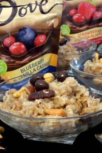 7 grain breakfast recipe on platter talk food blog.
