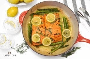Lemon Dill Oven Roasted Salmon Recipe by Platter Talk