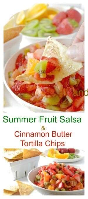 Fruit Salsa and Cinnamon Chips - Light and Summery - From Platter Talk