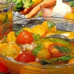 Marinated Farmers Market Tomatoes Recipe from Platter Talk