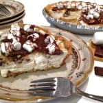 Easy No Bake S'more Cheesecake Pie Recipe from Platter Talk