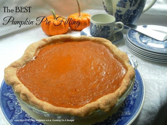 a pumpkin pie