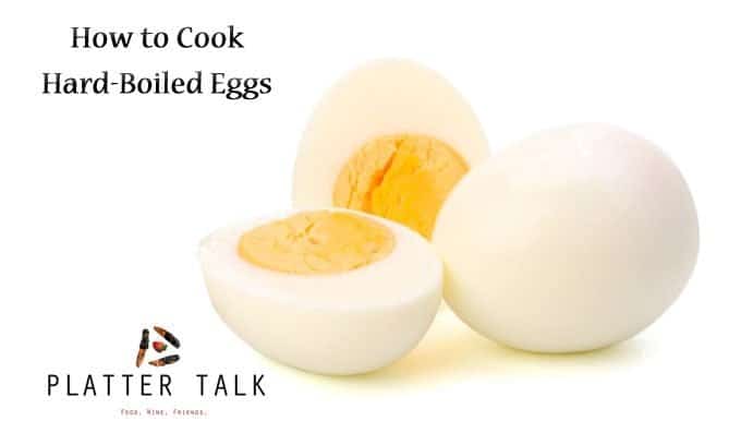 close up of hard boiled eggs