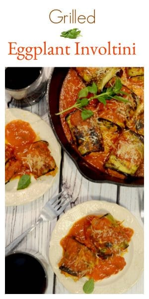 Grilled Eggplant Involtini features grilled strips of eggplant wrapped around a savory basil-infused couscous, all topped with a homemade tomato sauce. Find out why this rolled aubergine eggplant is the very best of summer eating.