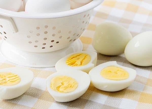 3 hard boiled eggs