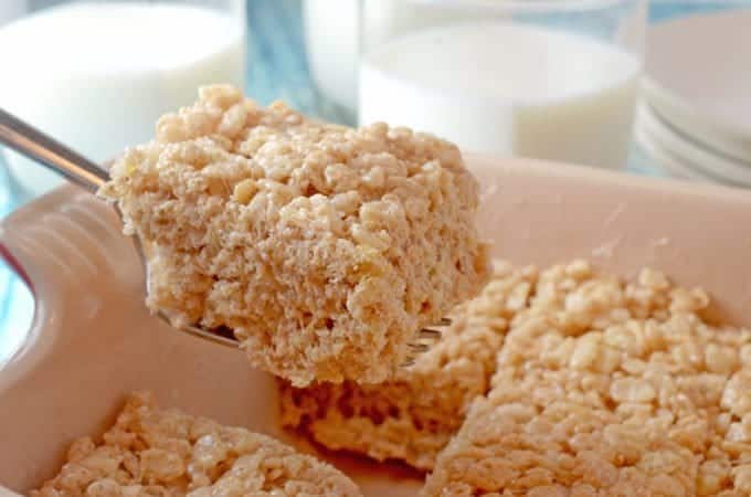 A rice Krispie treat