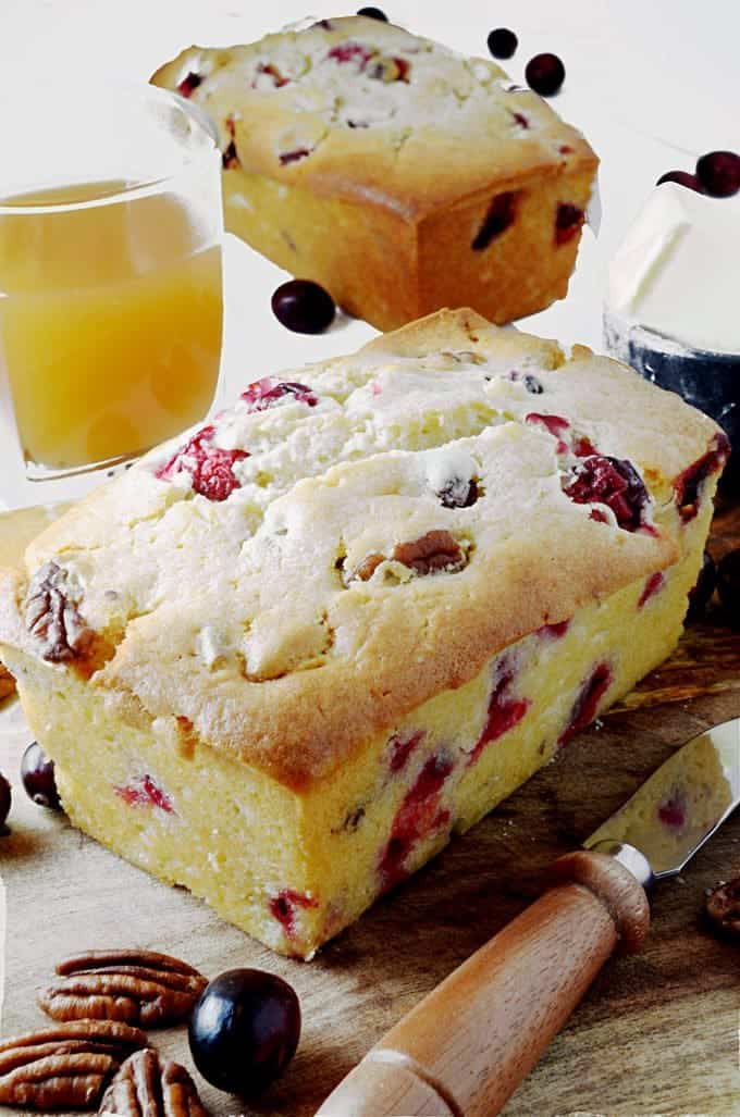 Make cranberry bread as a Dutch oven bread.