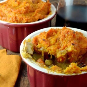 A bowl of shepherds pie