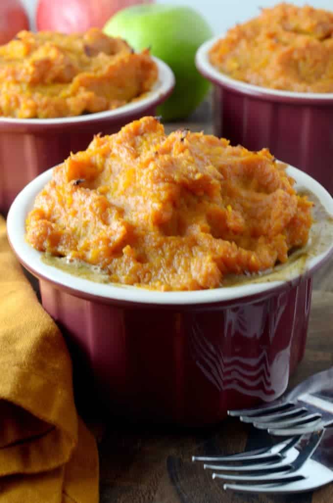 A close up of a bowl of food