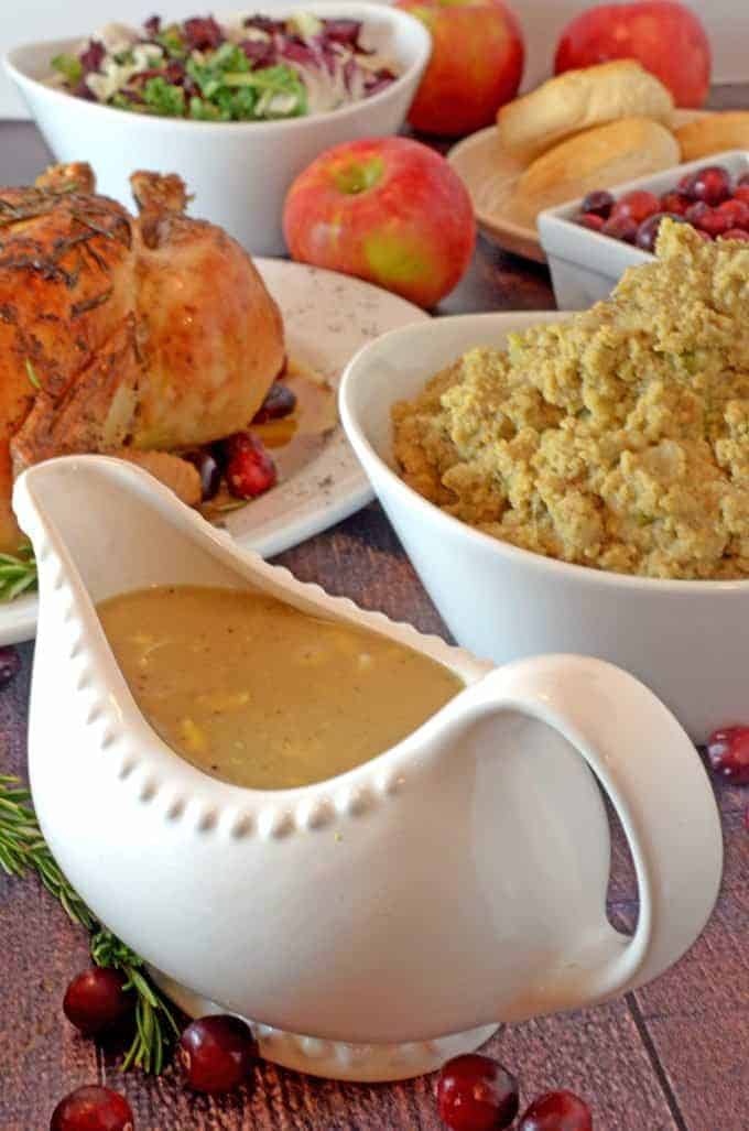 Put your skills on How to Make a Roux to get use with this recipe for giblet gravy, from Platter Talk Food Blog
