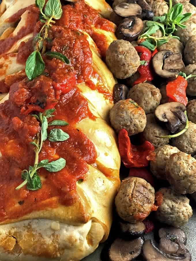 Italian Meatball Stromboli Recipe