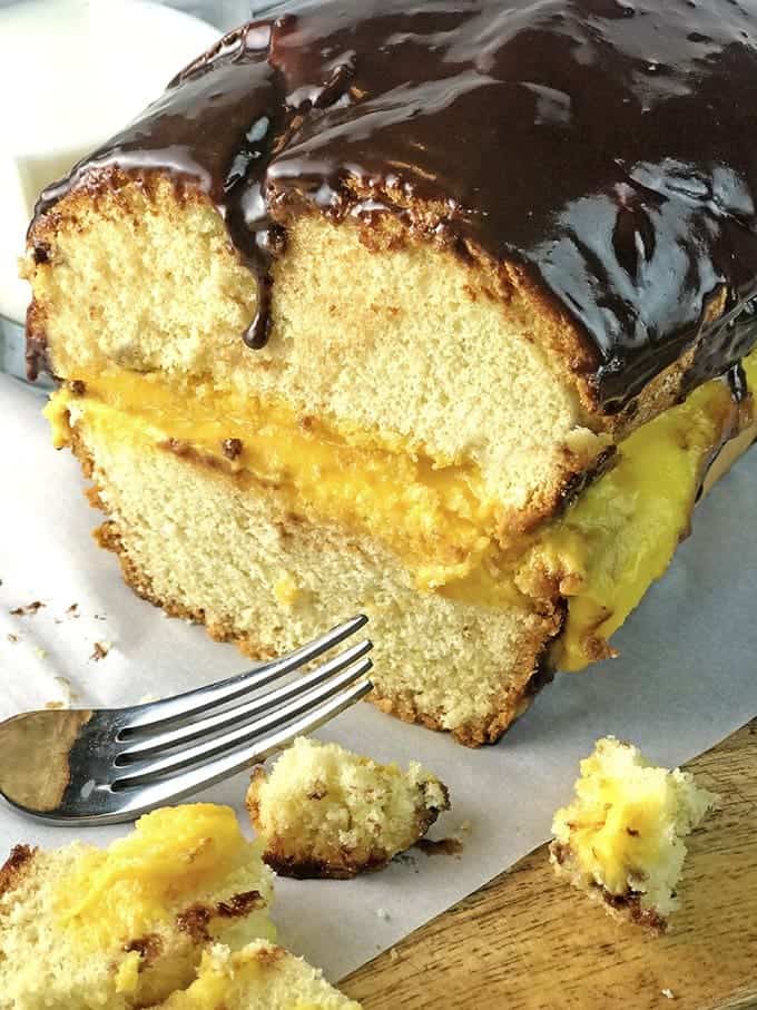 Boston Cream Cake Recipe Easy Dessert From Platter Talk