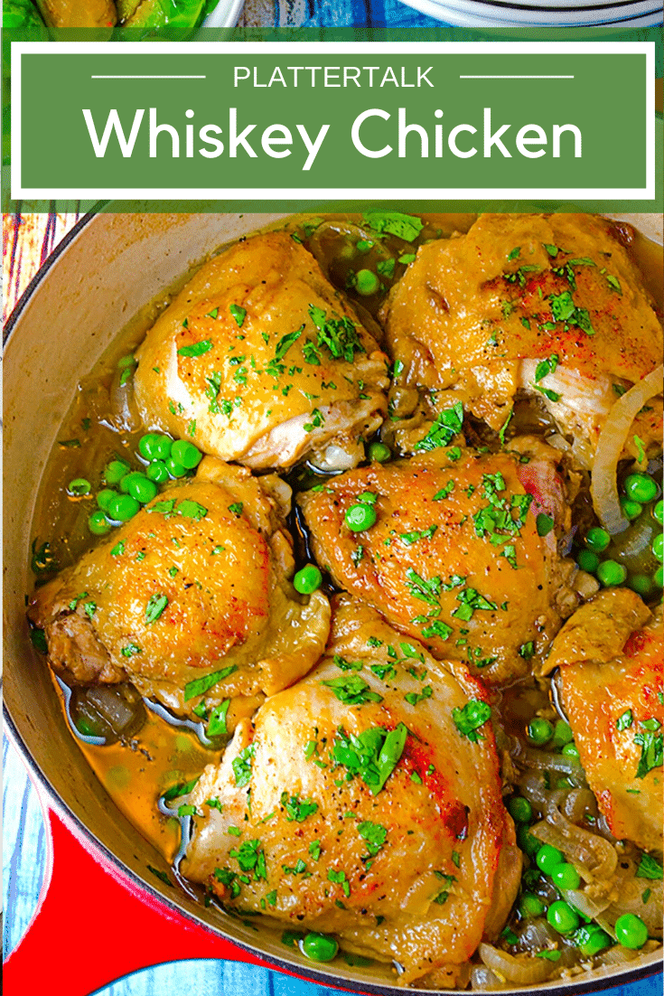 Whiskey Chicken In GarlicBourbon Sauce Platter Talk