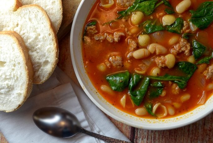 White Bean and Sausage Soup Recipe