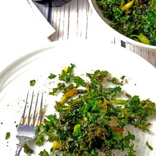 Roasted Kale Recipe by Platter Talk