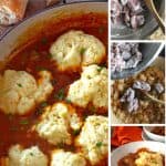 Hungarian goulash recipe process photos.