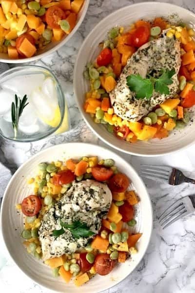 Summer Chicken Succotash