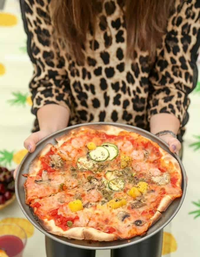 New York Style Pizza fro End of Summer Pizza Party