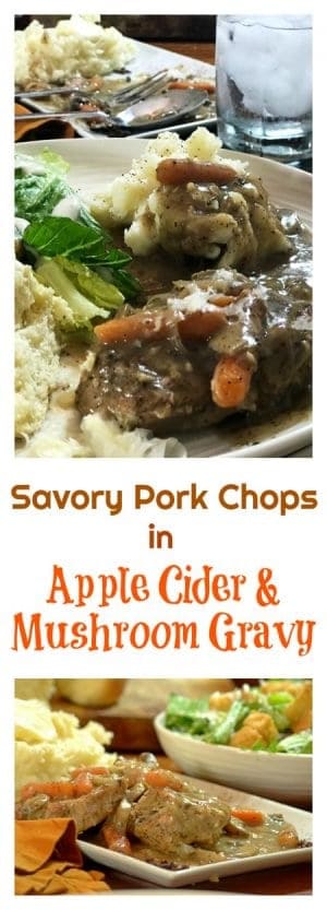 Meat, gravy, mashed potato and vegetable on plate
