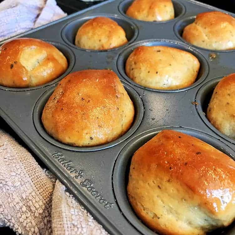 Tray of Herb Bread Recipe