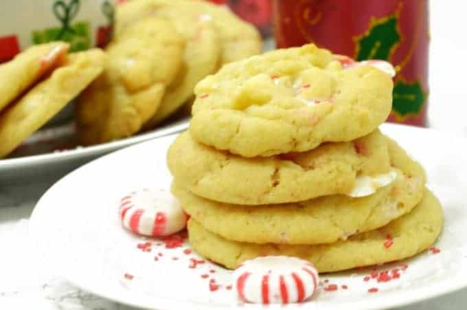 A plate of cookies