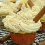 RumChata Cupcakes feature the rich and creamy warmth of RumChata liqueur, combined with an ordinary box cake mix, all for a simple yet luxuriopus tasting dessert treat. See the post on Platter Talk with a food video that shows how easy this recipe is to make.