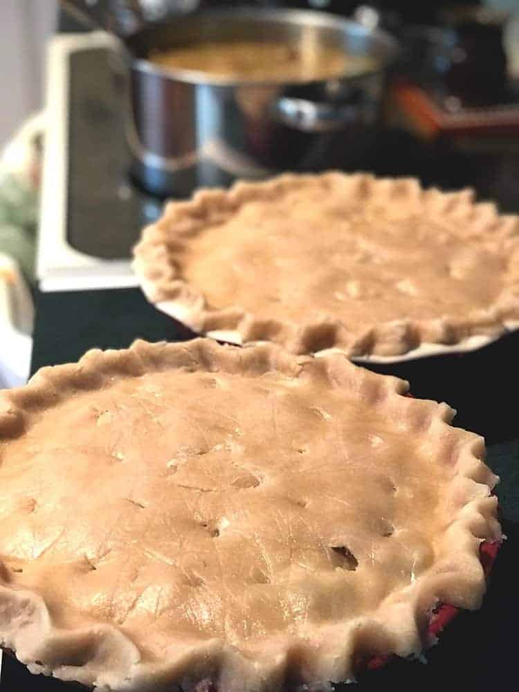 Leftover Turkey Pot Pie and Easy Homemade Pie Crust Recipe