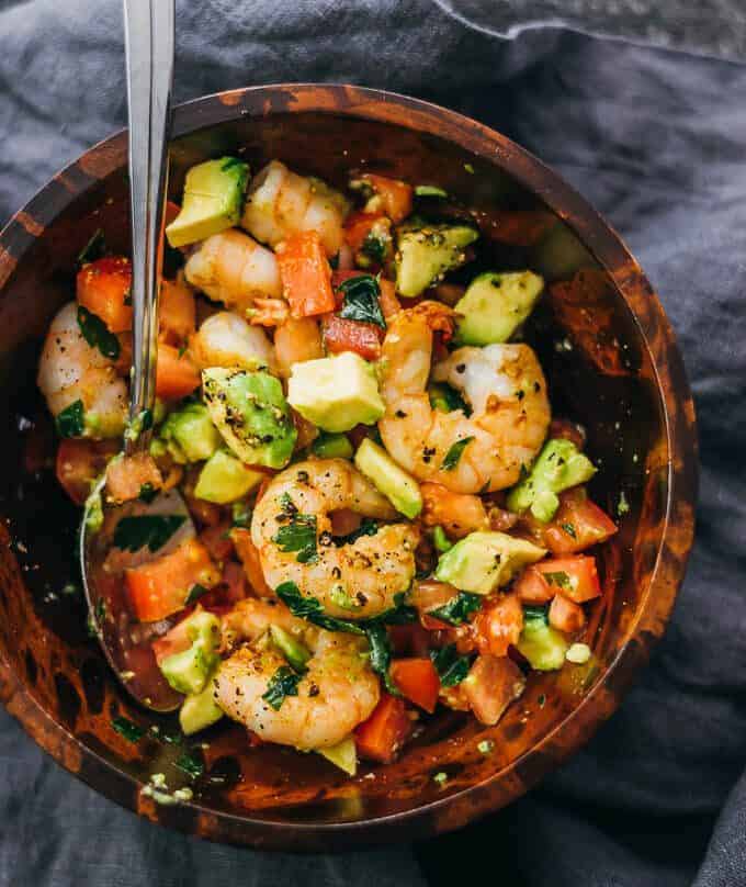Read all about avocado nutrition information and then try this easy shrimp with avocado salad.