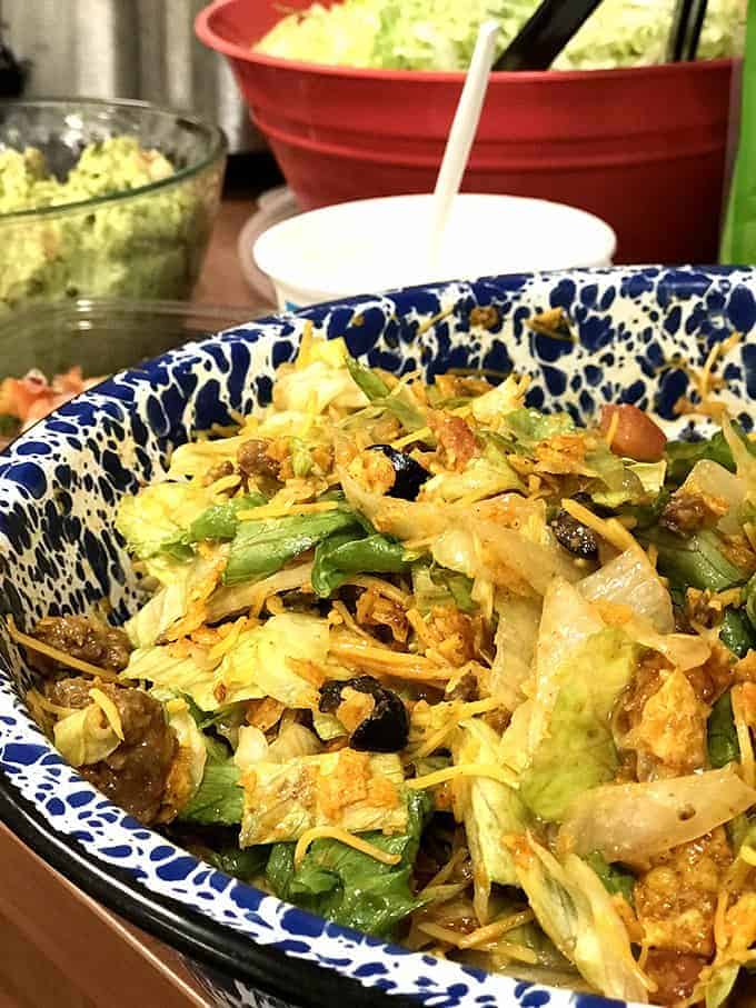 Beef Taco Salad Taco Salad With Doritos And Western Dressing
