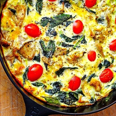 Easy Vegetable Quiche Recipe Without the Crust