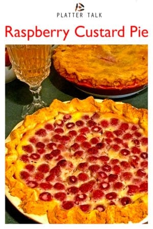 This raspberry custard pie is an easy homemade pie recipe that you can proudly call one of your own! #raspberrypie #homemadepie #piecrust