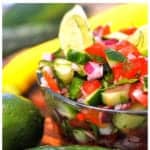 Cucumber Salsa recipe on pinterest.