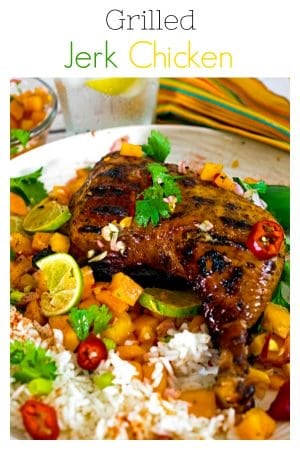 This grilled jerk chicken recipe from Platter Talk makes for a lively and flavorful meal that is sure to put you and your guests on island time, no matter where you may be!